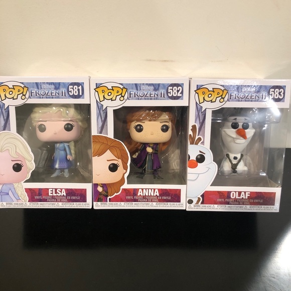 Funko Other - Funko POP Movie set of 3 Frozen 2 Elsa Anna Olaf new NWT